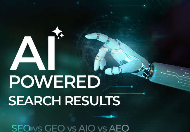 SEO vs GEO vs AIO vs AEO: winning visibility in the age of ai search